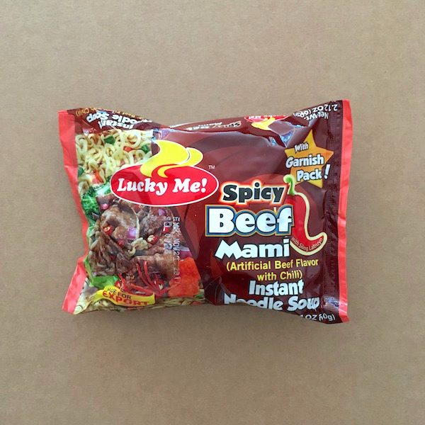 Spicy Beef Mami with Siling Labuyo