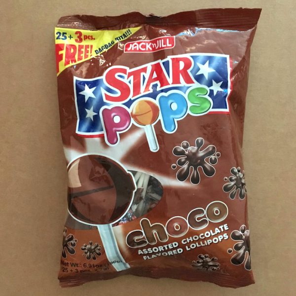 Star Pops Chocolate Lollipops