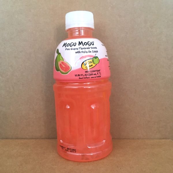 Pink Guava Drink with Nata de Coco