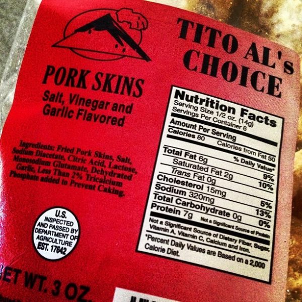 Chicharon (Salt, Garlic & Vinegar)