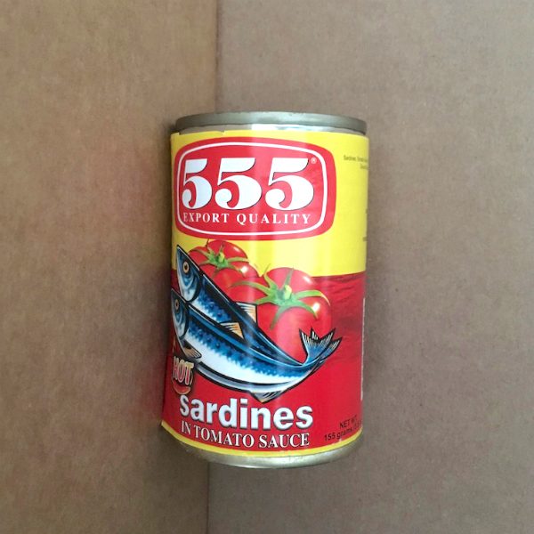 555 Sardines in Tomato Sauce (Hot)