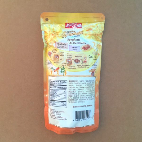 Mama Sita's Kiddie Spaghetti Sauce