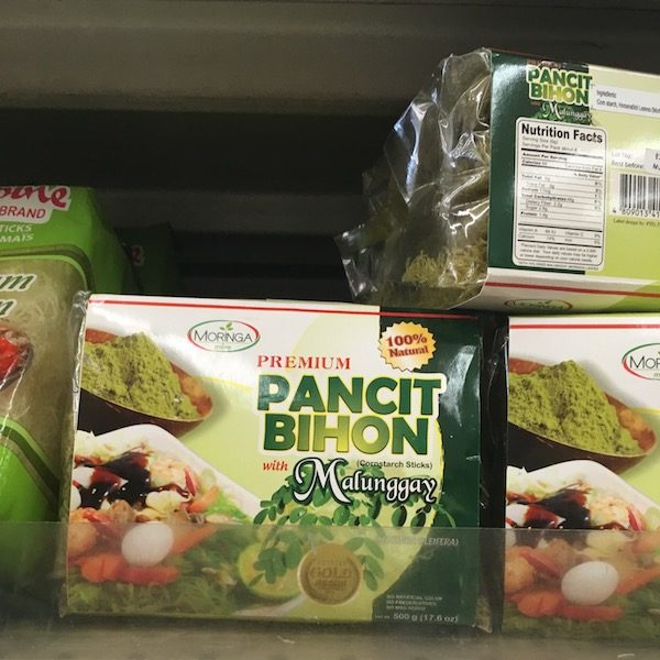 Pancit Bihon with Malunggay