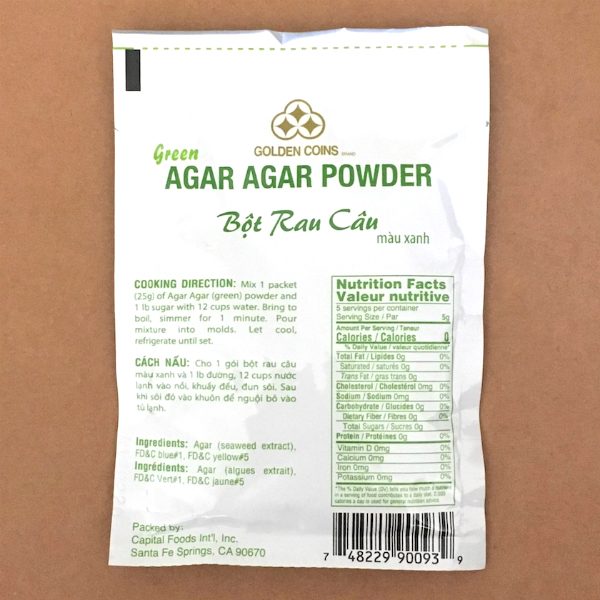 Green Agar Powder (Golden Coins)