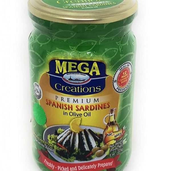 Mega Creations Premium Spanish Sardines in Olive Oil